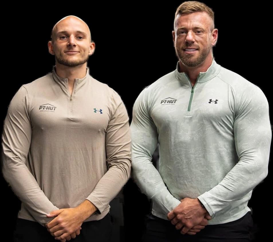 Daniel Marshall and Clinton Coffey, the PT Hut tutors